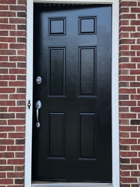 painting an exterior metal door